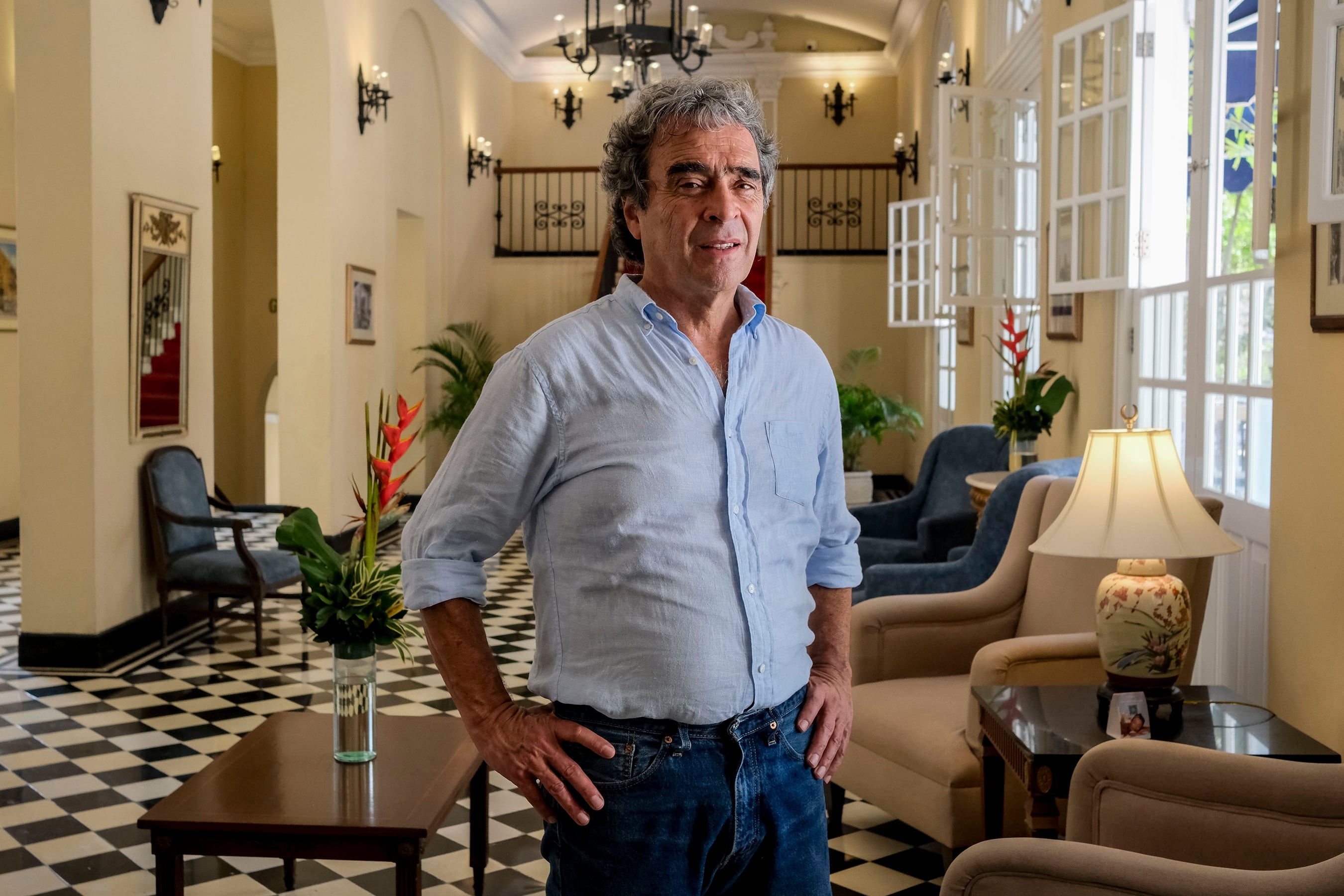 Sergio Fajardo en Barranquilla, Colombia, el 23 de mayo.