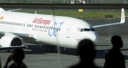 Imagem de um avião da Air Europa.