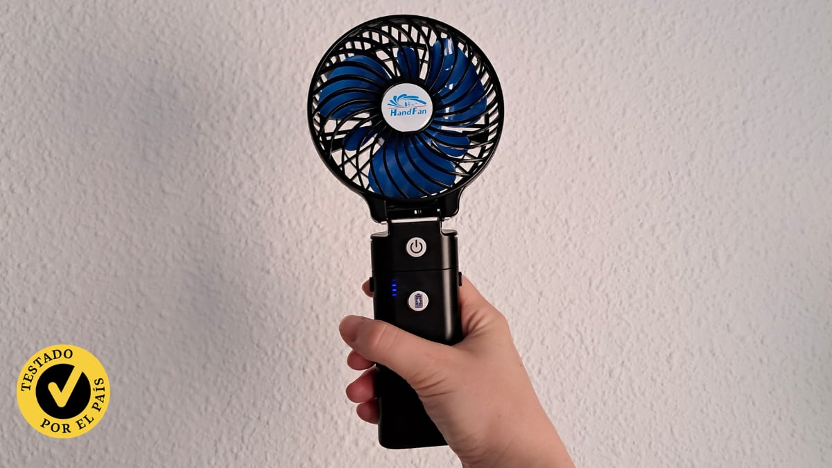 Me llevé este ventilador de mano a mi último viaje para combatir el calor y ahora no salgo de casa sin él