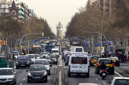 Tráfico en Barcelona