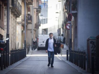 Jordi Sànchez, durante uno de sus permisos penitenciarios, en una imágen de archivo.