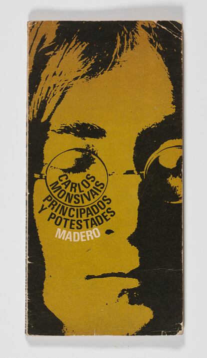 Cubierta del libro 'Principados y potestades de shows y público' / Texto: Carlos Monsiváis / Fotografía: Héctor García México/ Diseño: Vicente Rojo / México, Librería Madero, 1969.