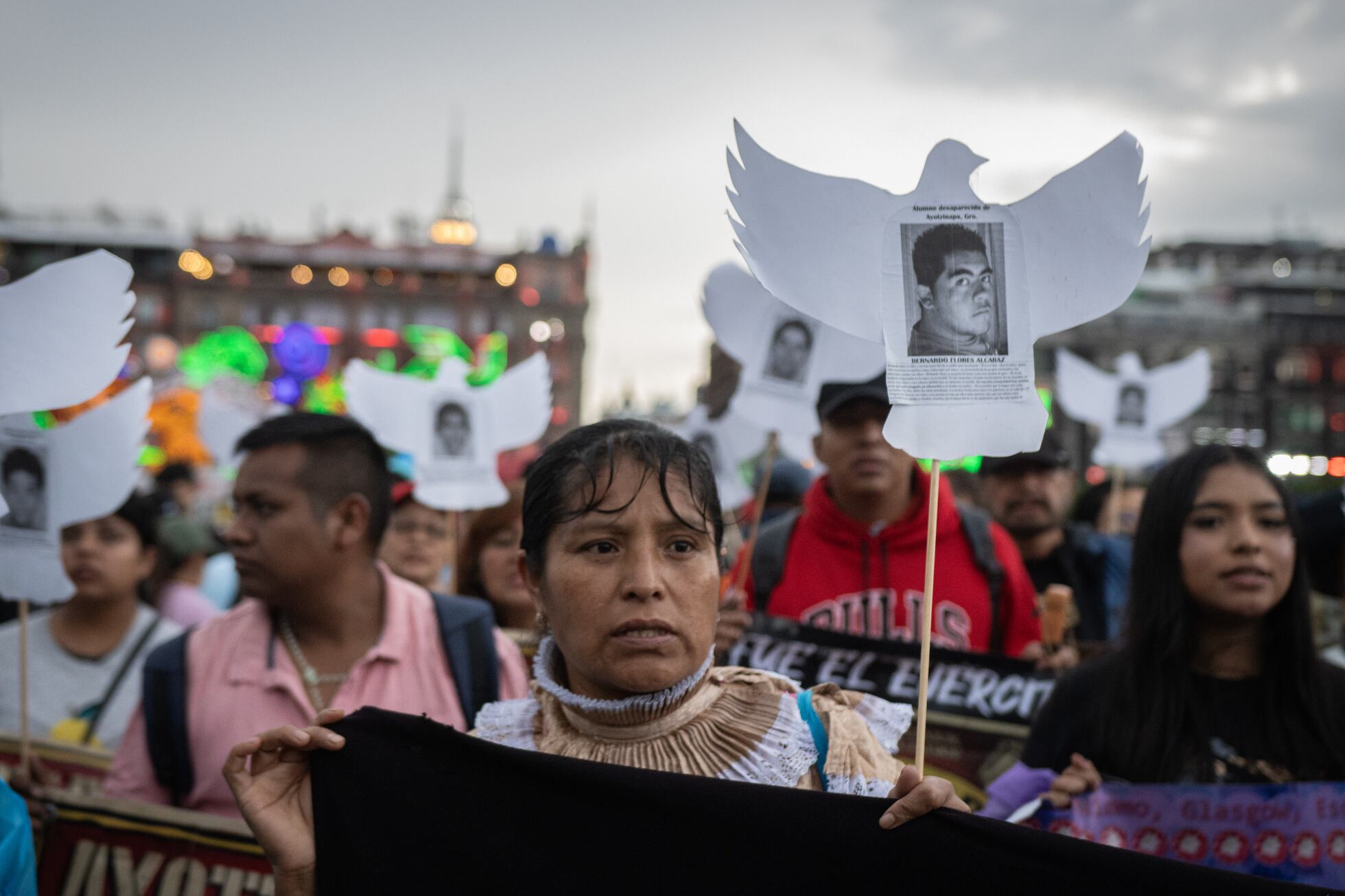 La marcha por los 11 años de la desaparición de los 43 normalistas de ...