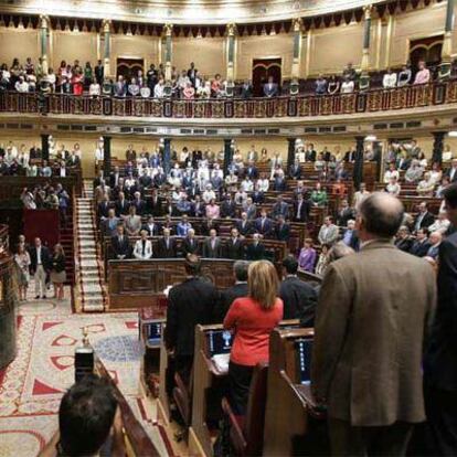 El hemiciclo durante el debate del estado de la nación