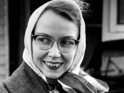 Flannery O'Connor, en 1961.