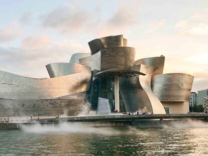 Vista del Museo Guggenheim, obra de Frank Gehry.