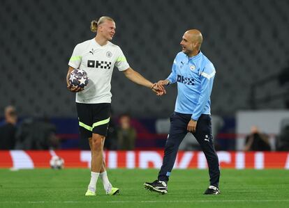 Haaland y Guardiola