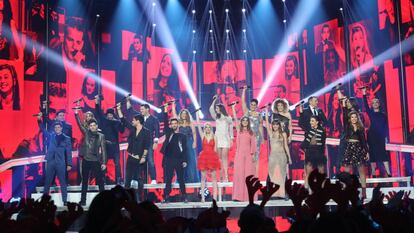 Los concursantes de OT1, OT 2017 se reunen para cantar