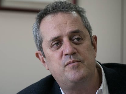 Joaquim Forn, dijous passat al seu despatx del grup municipal de CiU a l'Ajuntament de Barcelona.