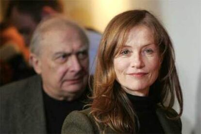 Claude Chabrol e Isabelle Huppert, en la Berlinale.