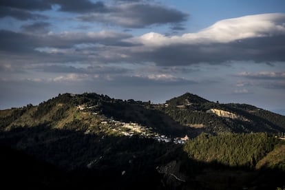 Paisaje de la zona alta de la montaña, en Guerrero.