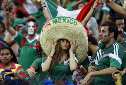 Torcedores do México em Recife.