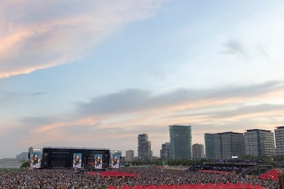 Público en un concierto durante esta edición del Primavera Sound, en Barcelona.