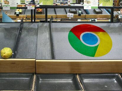 Chrome activa un botón que gestiona el historial.