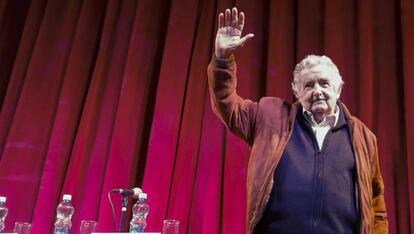 El expresidente uruguayo José Mujica, el pasado 10 de agosto de 2018 en un foro en Buenos Aires.