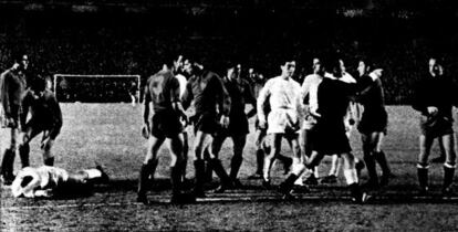 El Sevilla de Campanal II contra el real Madrid.