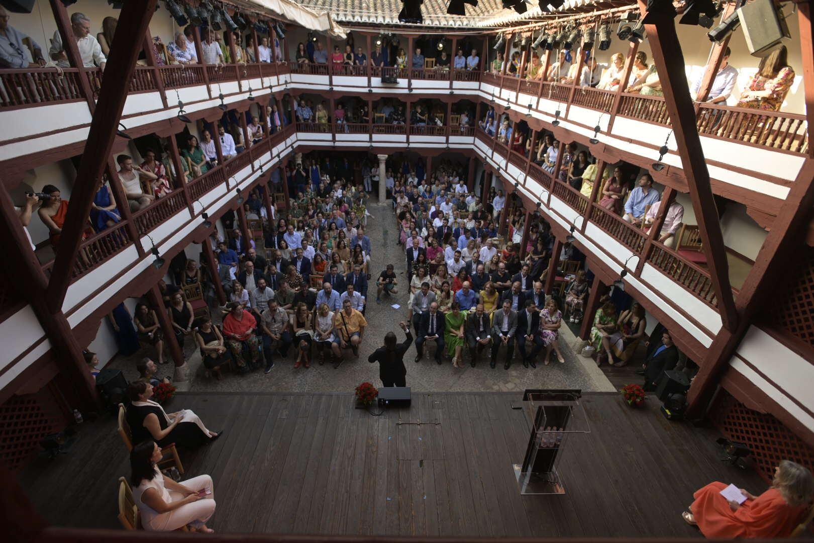 Corral de comedias de Almagro, durante la entrega de los premios.