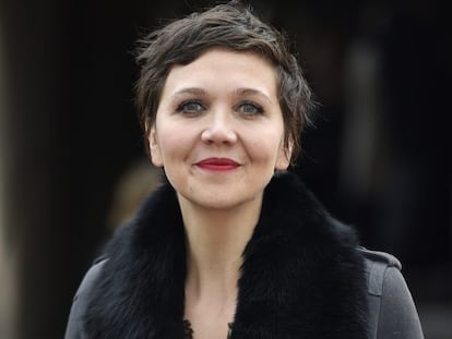 A atriz Maggie Gyllenhaal.