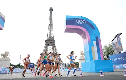 Overview of the mixed relay marathon race.