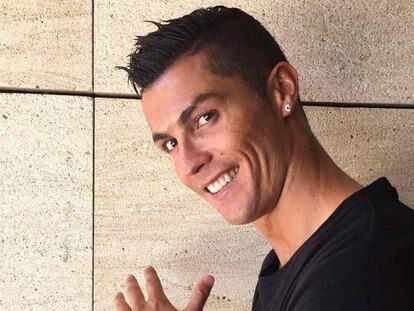 Cristiano Ronaldo, en su residencia en Madrid.