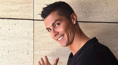 Cristiano Ronaldo, en su residencia en Madrid.