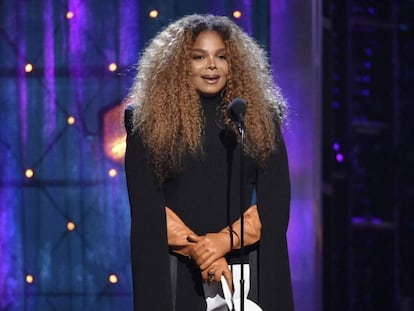 Janet Jackson el pasado mes de marzo en Nueva York. 