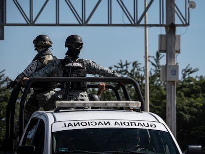 Elementos de la Guardia Nacional