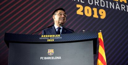El presidente del FC Barcelona, Josep María Bartomeu