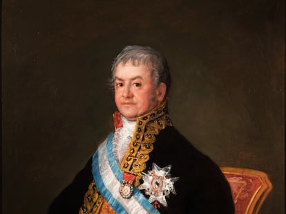 'Retrato de José Antonio Caballero, segundo marqués de Caballero, secretario de Gracia y Justicia', pintado por Francisco de Goya en 1807 y propiedad del museo Huntington de Pasadena (California) desde noviembre de 2023.