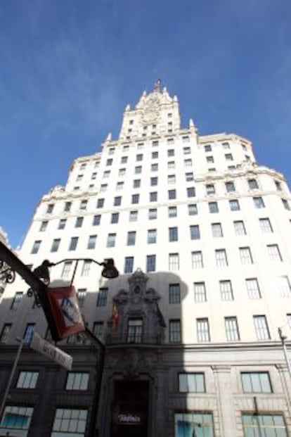 Sede de Telef&oacute;nica en Gran V&iacute;a. 