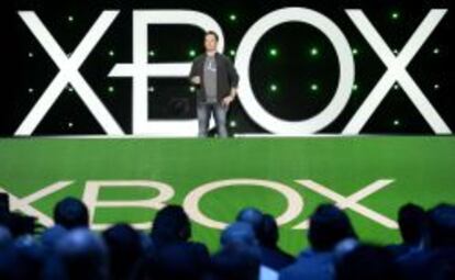 Phil Spencer, responsable de la divisi&oacute;n Xbox de Microsoft, durante la presentaci&oacute;n celebrada en el E3 de Los &Aacute;ngeles.