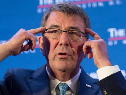 El secretario de Defensa de EE UU, Ashton Carter, este martes