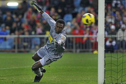 Kameni, en un partido con el Espanyol.