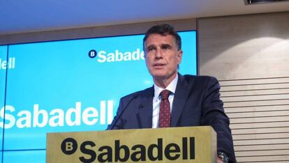 Jaime Guardiola, consejero delegado de Banco Sabadell