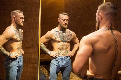 El día que el luchador irlandés Conor McGregor se quiera quitar los tatuajes sufrirá mucho, pero lo conseguirá.