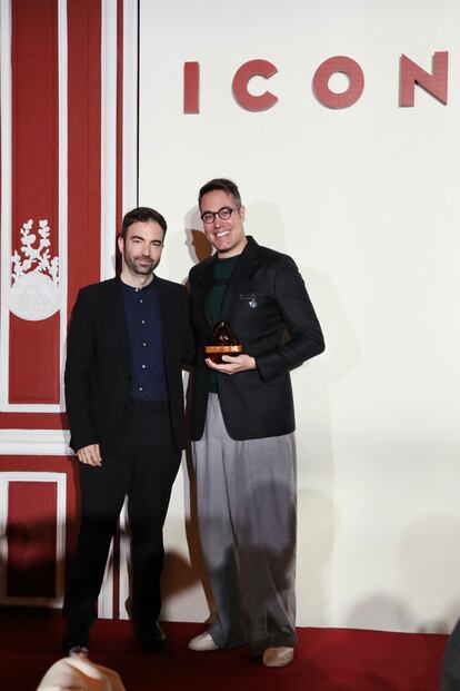Carlos Primo, de ICON, y Daniel Figuero, Embajador Internacional de Fragancias Dior.