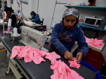 Una fábrica de peluches en el Estado de México. 