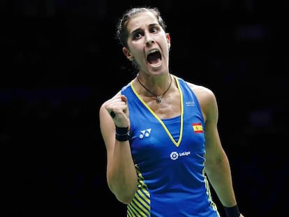Carolina Marín en la Semifinal del Mundial de Bádminton, en imágenes