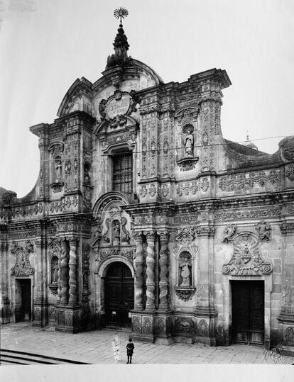 'Iglesia de La Compania de Jesus'. Arquivo histórico do Ministério da Cultura e Patrimônio do Equador.