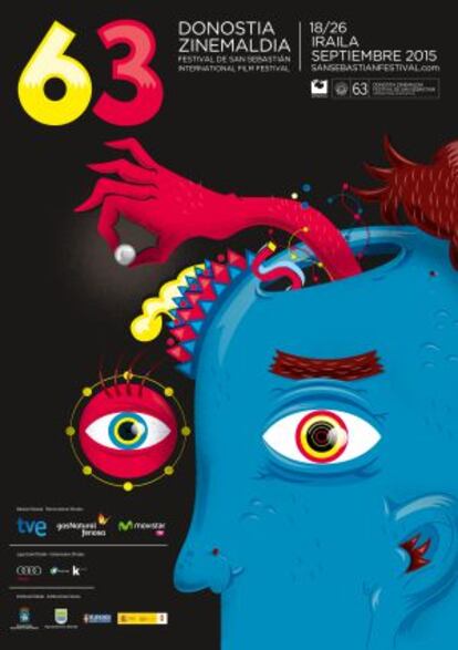 Cartel de la Sección Oficial del Festival de San Sebastián.