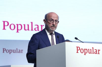 Emilio Saracho, presidente del Banco Popular