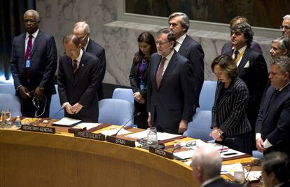Mariano Rajoy, en el Consejo de Seguridad de la ONU.