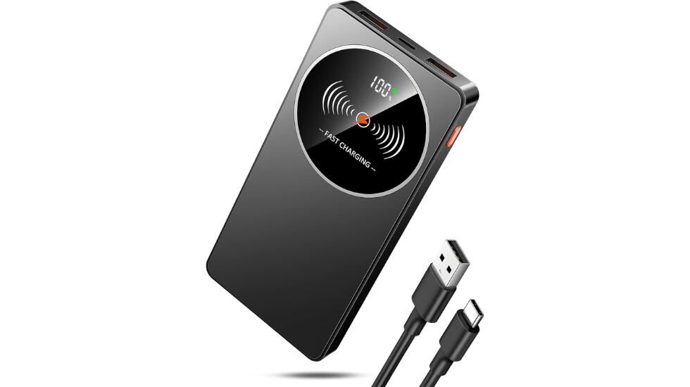 Vista de una batería externa.