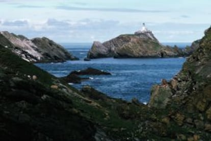 Faro de Muckle Flugga, en las islas Shetland (Escocia).