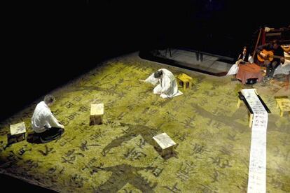 Imatge del muntatge de "L’orfe del clan dels Zhao", al Teatre Romea
