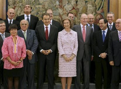 Foto de familia del CGPJ tras haber jurado sus cargos.