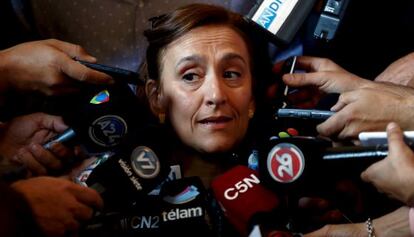 Gabriela Michetti, en abril pasado.