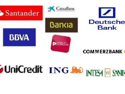 Desplome del sector bancario europeo tras doble techo por David Galán