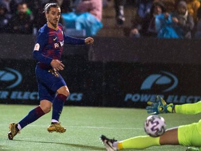 Griezmann marca el segundo gol del Barcelona ante el Ibiza.