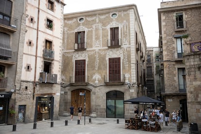 L'exterior del Palau Moxó, un edifici barroc del segle XVIII a Barcelona.  ALBERT GARCIA